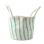 Load image into Gallery viewer, XL Wool Bag Green Stripe
