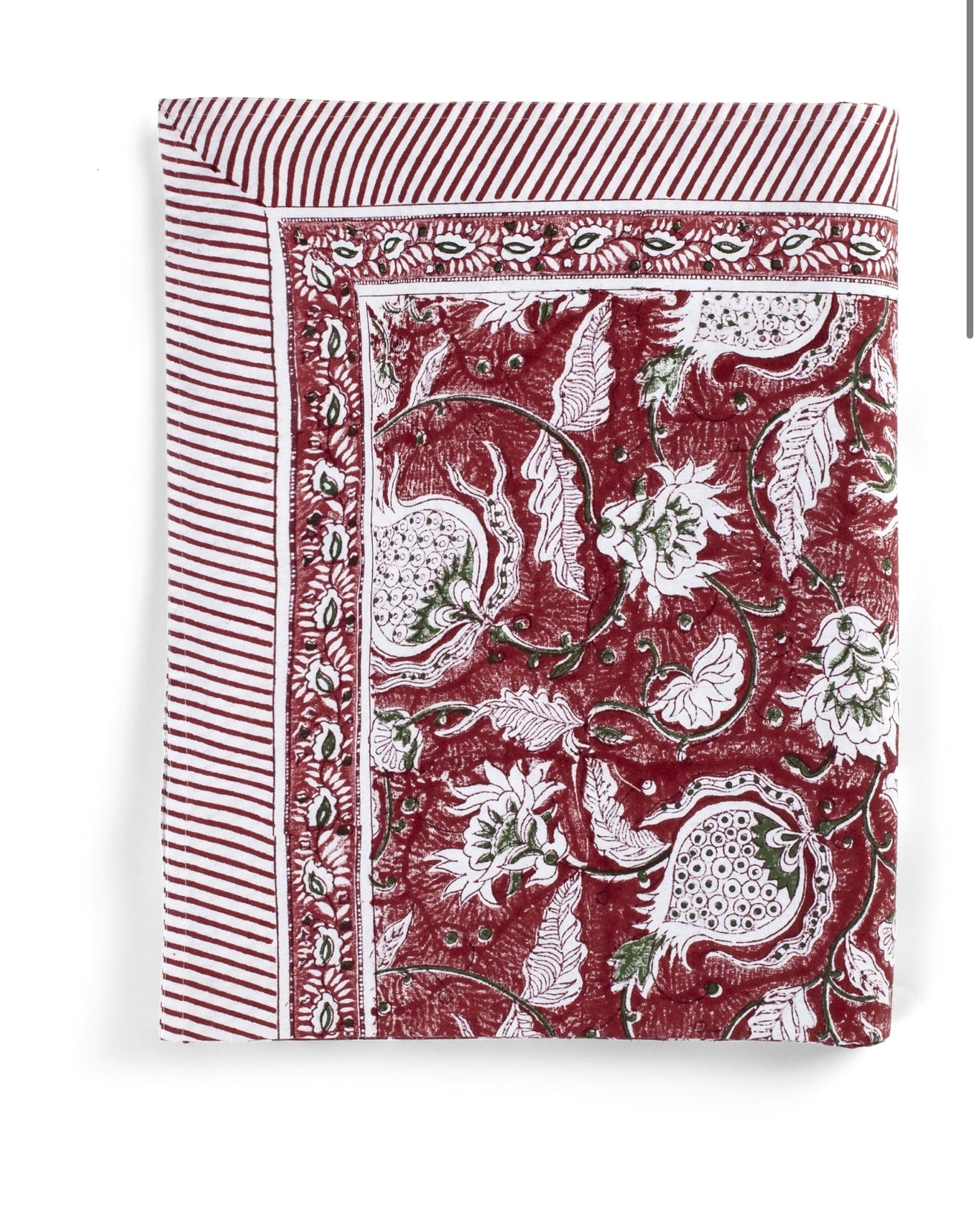 Chamois Tablecloth Red Pomegranate