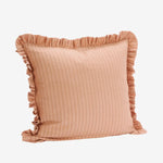 Load image into Gallery viewer, Ruffle Cushion Cover Peach Pink
