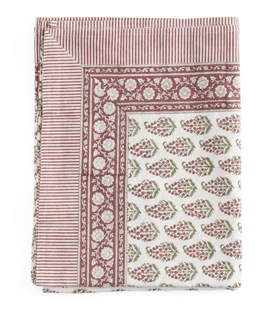 Chamois Persian Paisley Tablecloth