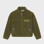 Load image into Gallery viewer, Sherpa Jacket in Olive Green
