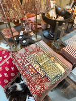 Load image into Gallery viewer, Chamois Tablecloth Red Pomegranate
