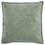 Load image into Gallery viewer, Olive green velvet cushion
