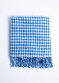 Blue Gingham Children's Blanket