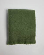 Load image into Gallery viewer, The Dunloe Green Mohair Throw
