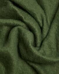 The Dunloe Green Mohair Throw