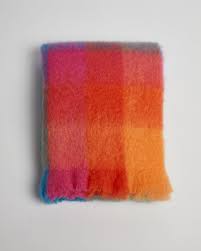 The Colourblock Mohair Throw