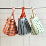 Load image into Gallery viewer, XL Wool Bag Green Stripe
