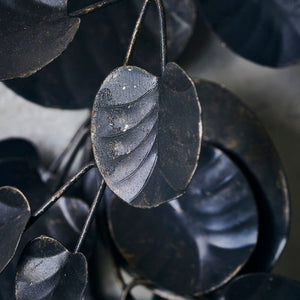Black Metal Eucalyptus Wreath