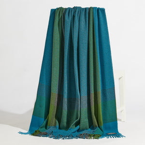 The Ceide Cashmere and Wool Throw
