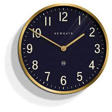 Newgate Mr Edwards Clock - Brass