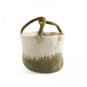 Wool bag/log basket