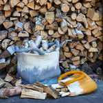 Load image into Gallery viewer, Wool bag/log basket
