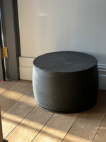 Load image into Gallery viewer, Matte Black Drum Table (Two Sizes)

