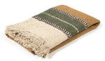 Load image into Gallery viewer, Montana Blanket in Beige and Gold
