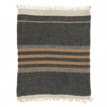 Load image into Gallery viewer, The Belgian Towel in Black Stripe
